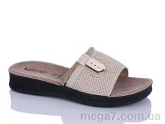 Шлепки, Sali-2 оптом 252-08 беж к.
