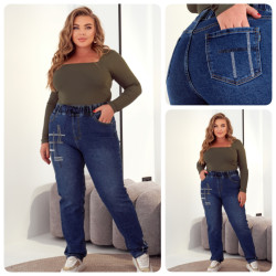 Джинси жіночі БАТАЛ оптом LADY JEANS