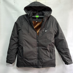 Куртки зимние мужские на меху (черный) оптом 09763548 01-3