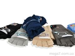 Варежки, RuBi оптом 2505 (7-10) mix