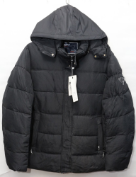 Куртки зимние мужские БАТАЛ (черный) оптом 41968702 H2302-3