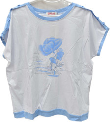 Футболки женские БАТАЛ оптом 27356109 1505-111