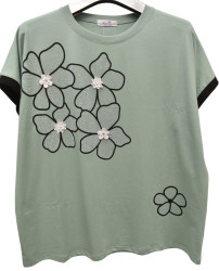 Футболки женские БАТАЛ оптом 47685091 736-43