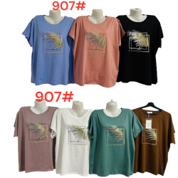 Футболки женские БАТАЛ оптом 08549762 907-108