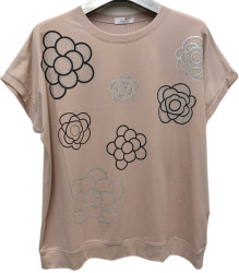 Футболки женские БАТАЛ оптом 40572613 717-69