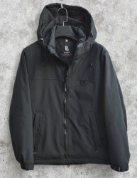 Куртки демисезонные мужские PANDA (черный) оптом 42015637 L62321-1-36