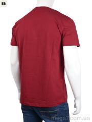 Футболка, BIG оптом --- 3707-087-4 bordo