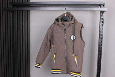 Куртки демисезонные детские (2в1) оптом 89401652 А21-30