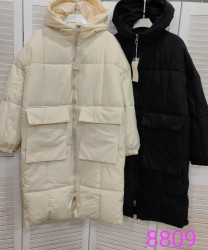 Куртки зимние женские (черный) оптом Китай 92734806 8809-1