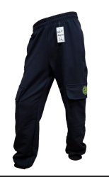 Спортивные штаны подростковые (темно-синий) оптом 13572489 02-50