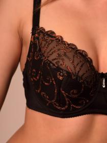 Бюстгальтер Finikin 5088Е (  чёрно-коричневый, E  6 шт. )