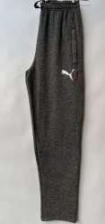 Спортивные штаны мужские на флисе (серый) оптом 91784325 04-11