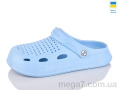 Кроксы, M&L  Alex13 оптом ML08 небесний