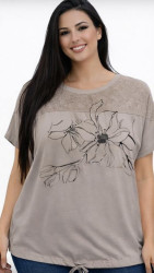 Футболки женские БАТАЛ оптом 32068745 26013-112