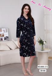 Халаты женские БАТАЛ оптом XUE LI XIANG 05219473 800-212-98