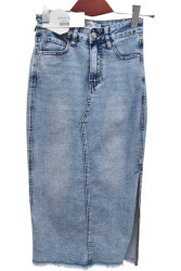 Юбки джинсовые женские DKNSEL оптом 50389612 D253-1