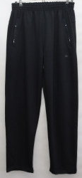 Спортивные штаны мужские БАТАЛ (black) оптом 18574392 750-18