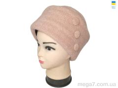 Шапка, Mabi оптом 0588 кубанка бежевий