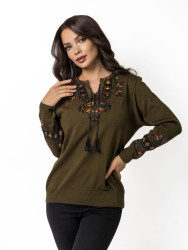 Джемперы вышитые женские оптом 36492851 76-53