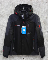Куртки демисезонные мужские AUDSA (черный/серый) оптом 17532086 A23006-6-38