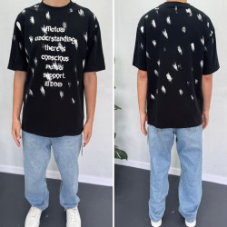 Футболки чоловічі оптом THREE BLACK