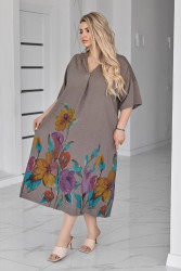 Платья женские БАТАЛ оптом Италия 68410729 2040-52