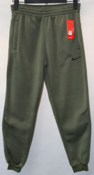 Спортивные штаны мужские на флисе (khaki) оптом 06942857 307-11