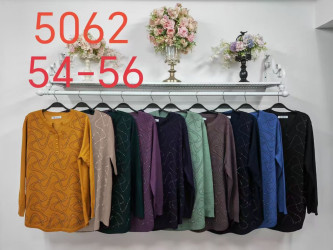 Свитера женские БАТАЛ оптом 81962305 5062-116