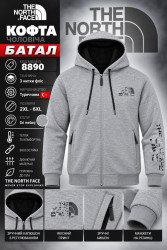 Спортивные кофты мужские на флисе БАТАЛ оптом 87451306 8890-95