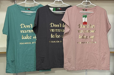 Футболки жіночі БАТАЛ оптом 