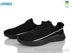 Кроссовки, Lvovbaza оптом B&R 7003 чорний