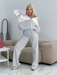 Спортивные костюмы женские на флисе ПОЛУБАТАЛ оптом FASHION COTTON 80495261 1980-155