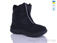 Ботинки, DeMur оптом 1323 чорний чорна підошва