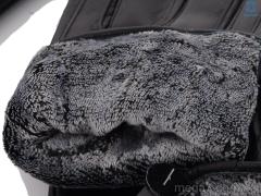 Перчатки, RuBi оптом G114М шкіра-хутро black