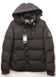Термо-куртки зимние мужские (черный) оптом 65031248 ZK8607-20
