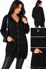 Кардиган, Sport style оптом AB255 чорний