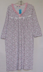 Ночные рубашки женские БАТАЛ на байке оптом 71506392 1020-1