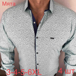 Рубашки мужские ПОЛУБАТАЛ оптом 31259804 03 -21