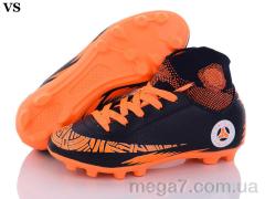 Футбольная обувь, VS оптом Twingo Crampon Black-Orange (31-35)