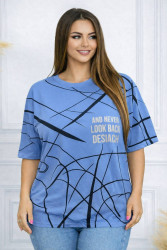 Футболки женские БАТАЛ оптом 92764308 26009-103