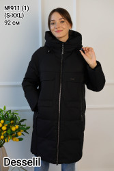 Куртки зимние женские DESSELIL (черный) оптом 58734169 911-34