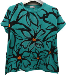 Футболки женские БАТАЛ оптом 41780296 731-17