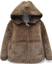 Шубы двухсторонние женские БАТАЛ оптом 87351046 769-1