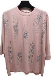 Футболки женские ПОЛУБАТАЛ оптом 39568471 6087-14