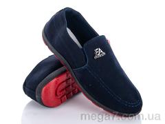 Мокасины, Ok Shoes оптом 629 синий