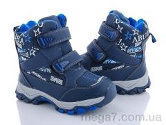 Ботинки, Ok Shoes оптом T102 blue-blue