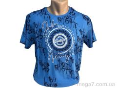Футболка, TurkishBrend оптом 23008 блакитний