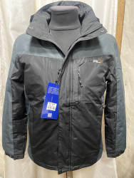 Куртки демисезонные мужские RLX (черный) оптом 32490578 689-1-21