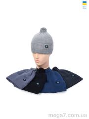 Шапка, Angelica оптом ANGELICA MW024-2 на флісі mix