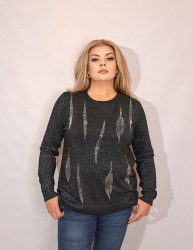 Свитера женские БАТАЛ оптом 65798304 9-57